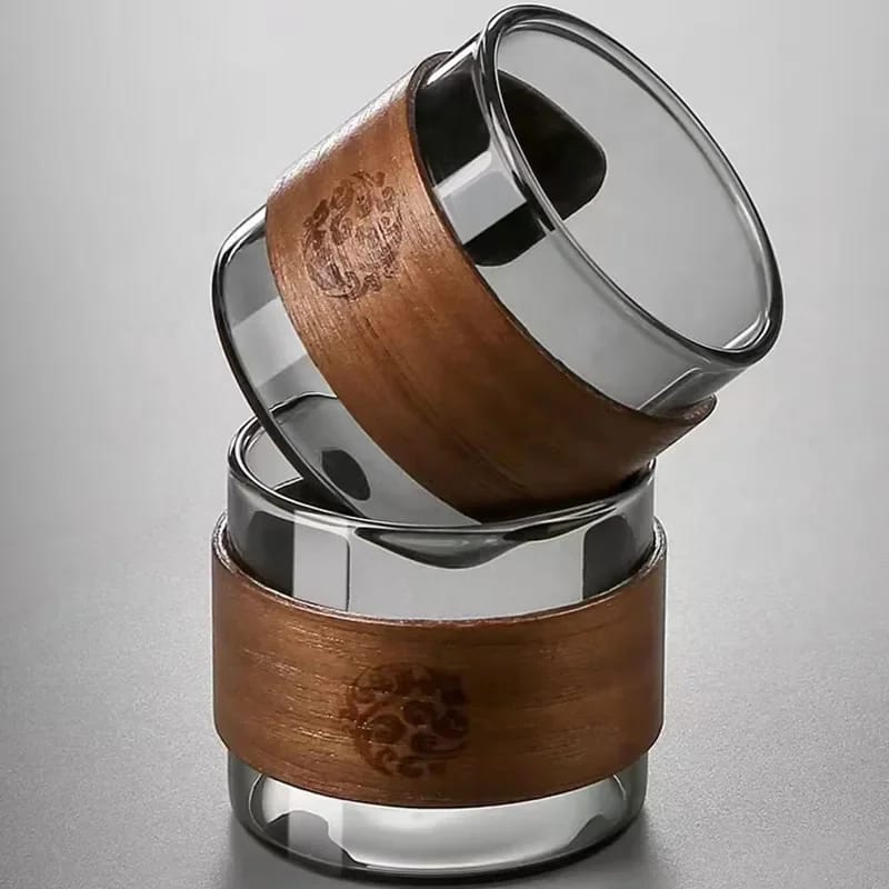 Taza de Té SM Vidrio Borosilicato Resistente Calor 150ml
